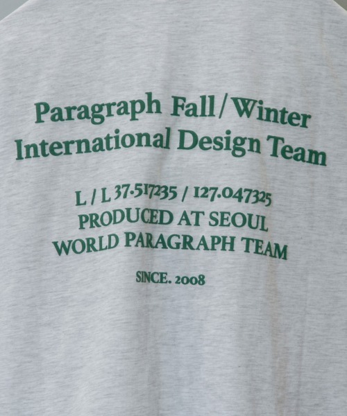 Paragraph(パラグラフ)の「Paragraph-SSTEE【NO.136】/パラグラフ 半袖Tシャツ(Tシャツ/カットソー・メンズ・ライトグレー/チャコールグレー・FREE)」の13枚目の写真