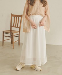 Ambre Neige | 【ペチコート付き】メッシュフレアスカート/【WEB/EC限定商品】(スカート)