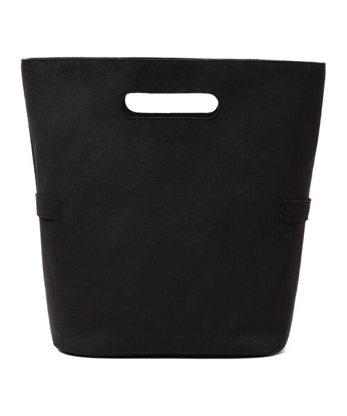 BEAMS BOY（ビームスボーイ）の「maturely / Felt Suede Tarp Bag M（トートバッグ・レディース・ブラック・ONE SIZE）」の5枚目の写真