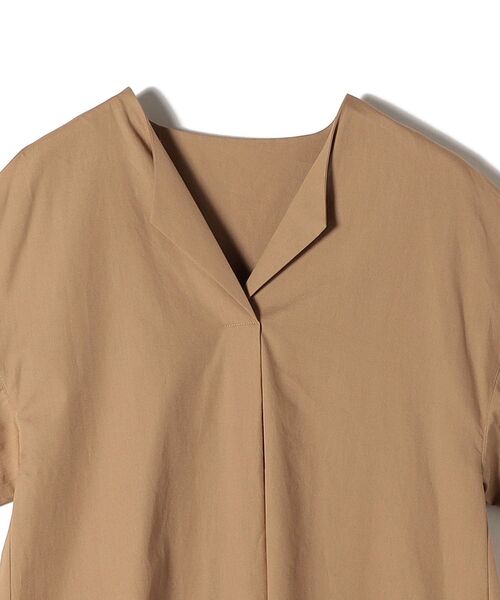 SHIPS（シップス）の「ソリッドスキッパーワンピース◆（ワンピース・レディース・ブラック/ベージュ・ONE SIZE）」の6枚目の写真