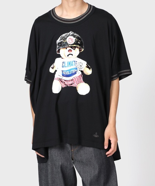 Vivienne Westwoodヴィヴィアン　ベアー　スクエア リブTシャツ Vivienne Westwoodヴィヴィアン ベアー スクエア リブTシャツ