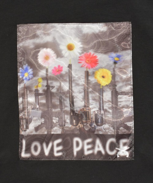 roarguns（ロアーガンズ）の「roarguns/ロアーガンズ/ FLOWER LONG SLEEVE TEE（Tシャツ/カットソー・メンズ・ブラック・3/2/4）」の4枚目の写真