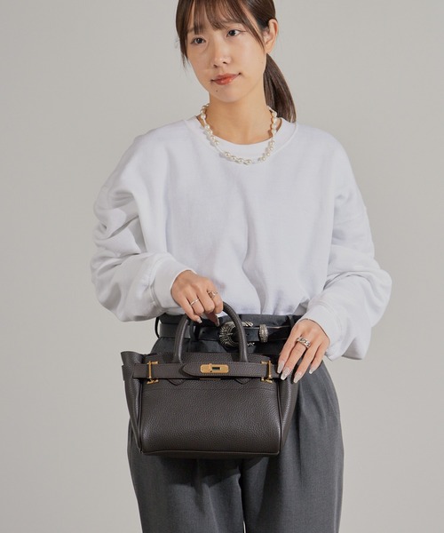 sita parantica（シータパランティカ）の「sita parantica/シータ パランティカ TOTE-1S レザートートバッグ ハンドバック（トートバッグ・レディース・ブラック/モカ/ブラウン/ダークブラウン・FREE）」の9枚目の写真