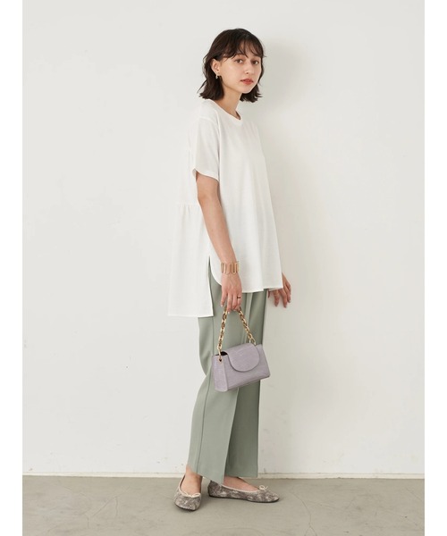 earth music&ecology(アースミュージックアンドエコロジー)の「スクエアチェーンミニバッグ *(ハンドバッグ・レディース・パイソン/ミント/ダークブラウン/パープル・FREE)」の14枚目の写真