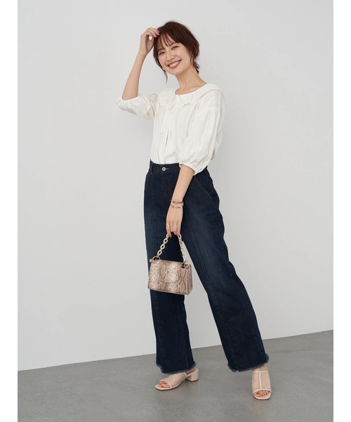 earth music&ecology(アースミュージックアンドエコロジー)の「スクエアチェーンミニバッグ *(ハンドバッグ・レディース・パイソン/ミント/ダークブラウン/パープル・FREE)」の17枚目の写真