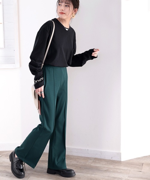 classicalelf(クラシカルエルフ)の「綿100% bigポケットオーバートップス(Tシャツ/カットソー・レディース・ホワイト/ブラック/グレイッシュベージュ/チャコール・MEDIUM/LARGE/X-LARGE)」の16枚目の写真