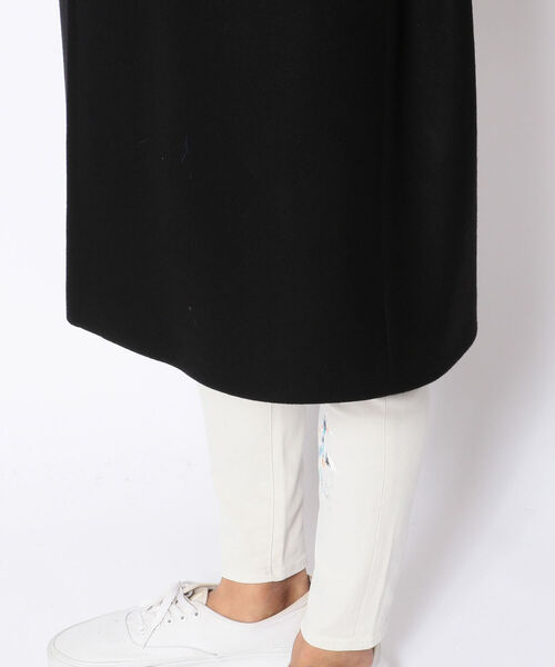 HEVO（イーヴォ）の「HEVO(イーヴォ)   シングルコート（ステンカラーコート・メンズ・ブラック・50/48）」の9枚目の写真