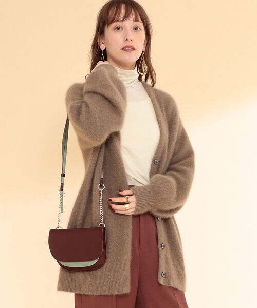 Ray BEAMS（レイビームス）の「Ray BEAMS / フラッフィー Vネック カーディガン（カーディガン/ボレロ・レディース・ブラウン系その他4/グリーン系その他2/サックスブルー・ONE SIZE）」の13枚目の写真