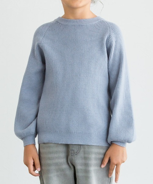 lulpini(ルルピー二)の「kids バックリボンリブニット(ニット/セーター・キッズ・ベージュ/ラベンダー・S/M/L)」の17枚目の写真