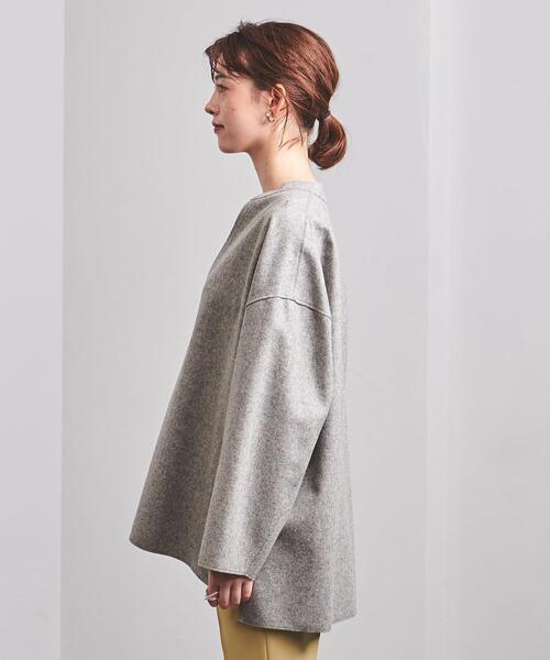 SACRA（サクラ）の「＜SACRA（サクラ）＞フラノ スキッパー ブラウス