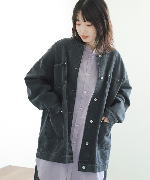 LAKOLE（ラコレ）の「オーバーサイズデニムカバーオール / 229017