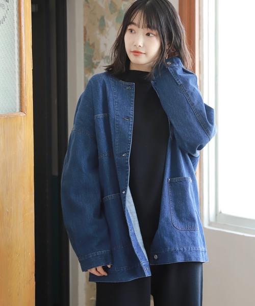 R*↝様 ♡キラテディ カバーオール♡ LAKOLE（ラコレ）の「オーバーサイズデニムカバーオール / 229017