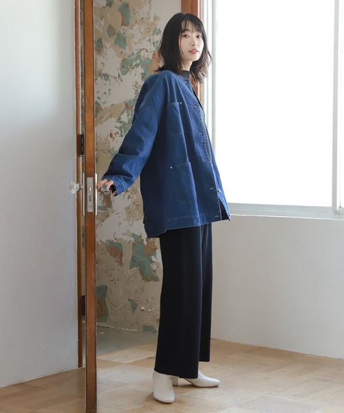 LAKOLE（ラコレ）の「オーバーサイズデニムカバーオール / 229017