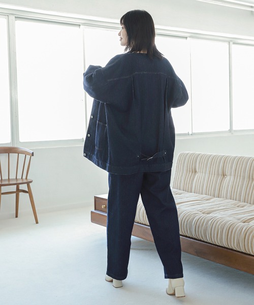 LAKOLE（ラコレ）の「オーバーサイズデニムカバーオール / 229017