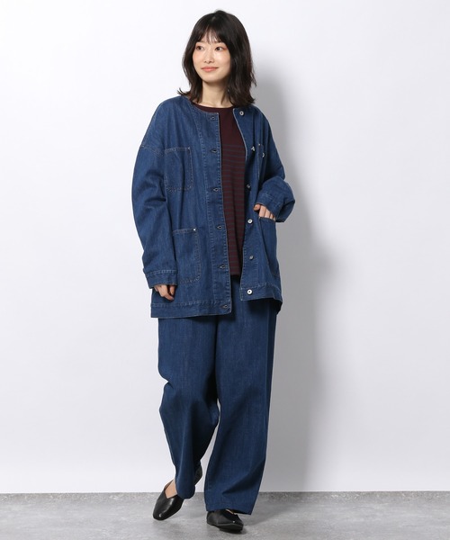 LAKOLE（ラコレ）の「オーバーサイズデニムカバーオール / 229017（カバーオール・レディース・スミクロ/インディゴブルー/ダークインディゴブルー・SMALL/MEDIUM）」の21枚目の写真