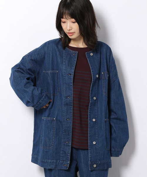 LAKOLE（ラコレ）の「オーバーサイズデニムカバーオール / 229017（カバーオール・レディース・スミクロ/インディゴブルー/ダークインディゴブルー・SMALL/MEDIUM）」の20枚目の写真