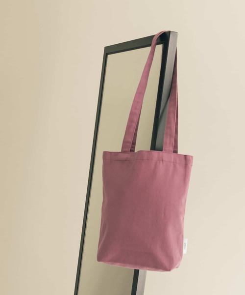 SMELLY(スメリー)の「ミニトート(エコバッグ/サブバッグ・レディース・キャメル/パープル/ミント/マスタード/アイボリー/チェック・-)」の16枚目の写真