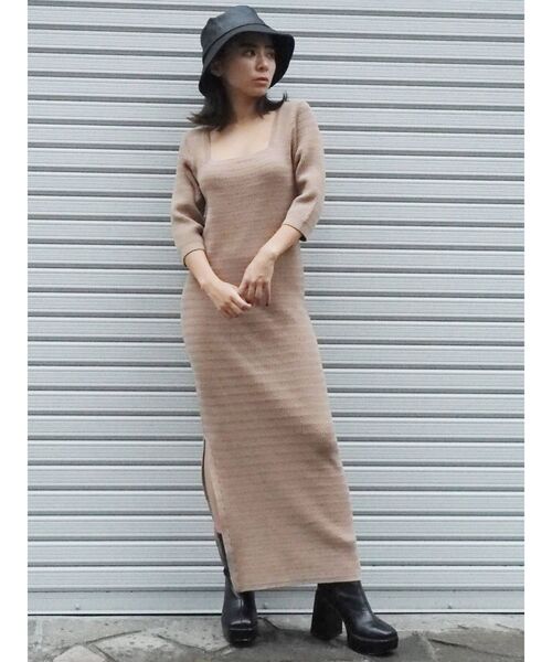 EVRIS（エヴリス）の「フェイクレザーバケットハット（ハット・レディース・ブラック/ブラウン・FREE）」の13枚目の写真