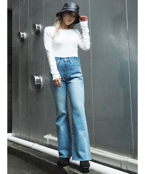 EVRIS（エヴリス）の「フェイクレザーバケットハット（ハット・レディース・ブラック/ブラウン・FREE）」の20枚目の写真