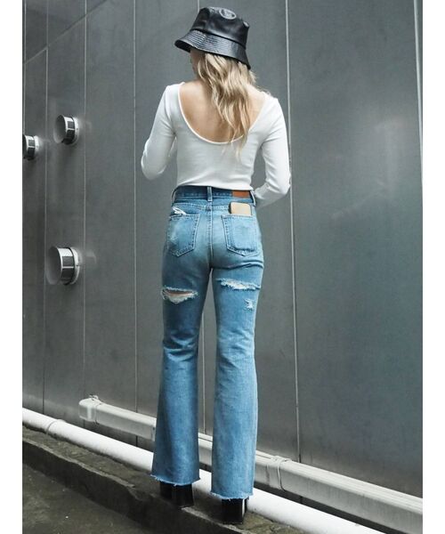 EVRIS（エヴリス）の「フェイクレザーバケットハット（ハット・レディース・ブラック/ブラウン・FREE）」の21枚目の写真