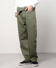 Levi's RED（リーバイスレッド）の「【Levi’s Red/リーバイス レッド】RED BELTED UTILITY/ルーズストレート テーパードデニム/カーキ（デニムパンツ・レディース）」