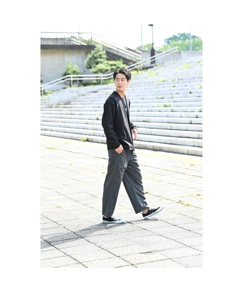 URBAN COLLECTION(アーバンコレクション)の「テーパード イージー ワイドパンツ(その他パンツ・メンズ・チャコール/グレー/ベージュ/ブラック・M/L)」の5枚目の写真