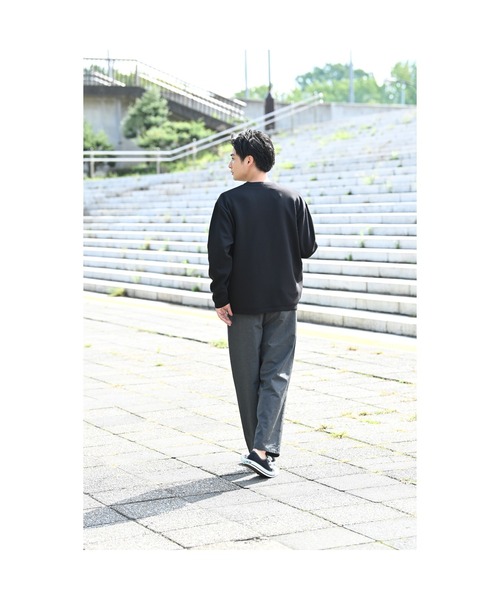 URBAN COLLECTION(アーバンコレクション)の「テーパード イージー ワイドパンツ(その他パンツ・メンズ・チャコール/グレー/ベージュ/ブラック・M/L)」の8枚目の写真