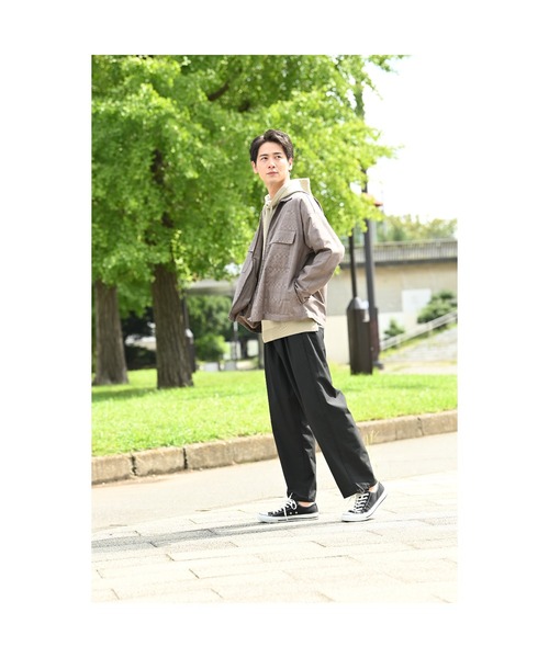 URBAN COLLECTION(アーバンコレクション)の「テーパード イージー ワイドパンツ(その他パンツ・メンズ・チャコール/グレー/ベージュ/ブラック・M/L)」の17枚目の写真