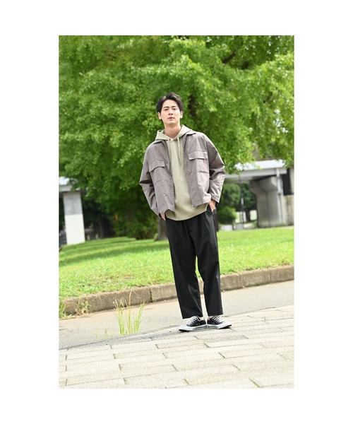 URBAN COLLECTION(アーバンコレクション)の「テーパード イージー ワイドパンツ(その他パンツ・メンズ・チャコール/グレー/ベージュ/ブラック・M/L)」の12枚目の写真