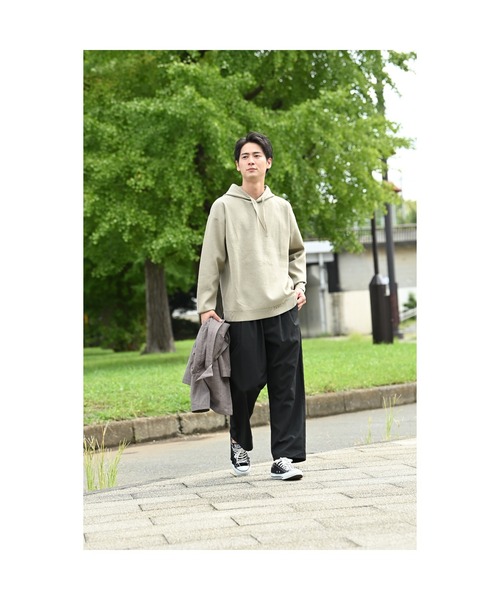 URBAN COLLECTION(アーバンコレクション)の「テーパード イージー ワイドパンツ(その他パンツ・メンズ・チャコール/グレー/ベージュ/ブラック・M/L)」の20枚目の写真