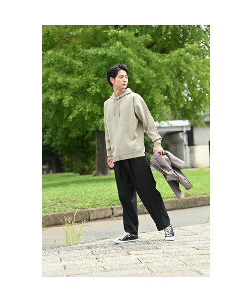 URBAN COLLECTION(アーバンコレクション)の「テーパード イージー ワイドパンツ(その他パンツ・メンズ・チャコール/グレー/ベージュ/ブラック・M/L)」の18枚目の写真