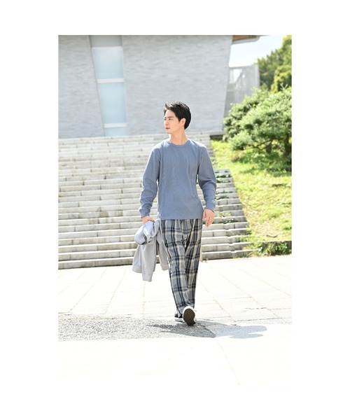 URBAN COLLECTION(アーバンコレクション)の「テーパード イージー ワイドパンツ(その他パンツ・メンズ・チャコール/グレー/ベージュ/ブラック・M/L)」の14枚目の写真