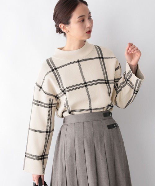 GLOBAL WORK(グローバルワーク)の「メルティー柄タートルプルオーバー/215587(ニット/セーター・レディース・アイボリー/ブラック/ブラウン/グリーン系その他6・MEDIUM/LARGE)」の20枚目の写真