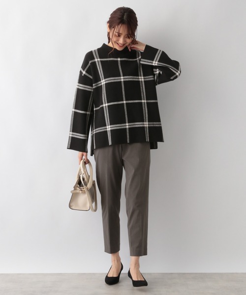 GLOBAL WORK(グローバルワーク)の「メルティー柄タートルプルオーバー/215587(ニット/セーター・レディース・アイボリー/ブラック/ブラウン/グリーン系その他6・MEDIUM/LARGE)」の7枚目の写真