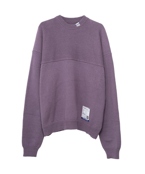 In・stru(men-tal).（インストルメンタル）の「Knit Pullover（ニット/セーター・メンズ・グリーン/ネイビー/ホワイト/ブラック/ブラウン/パープル・44/46/48/50）」の6枚目の写真