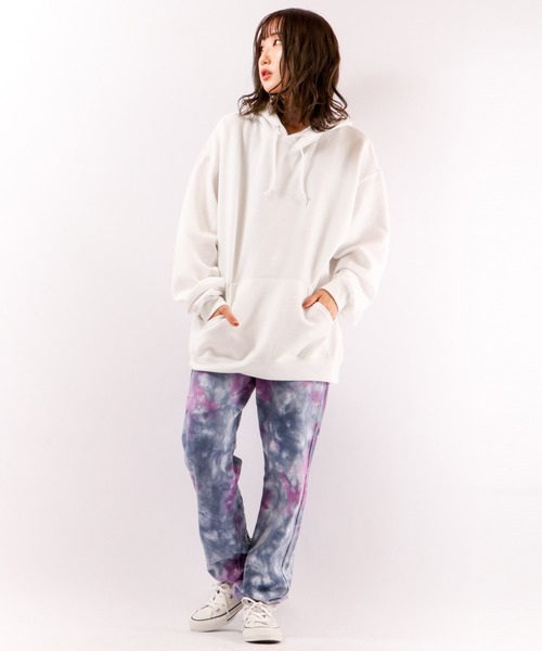 LONSDALE（ロンズデール）の「LONSDALE 裏毛タイダイ スウェットパンツ（スウェットパンツ・メンズ・パープル/グレー・L/LL/M）」の18枚目の写真