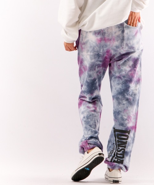 LONSDALE（ロンズデール）の「LONSDALE 裏毛タイダイ スウェットパンツ（スウェットパンツ・メンズ・パープル/グレー・L/LL/M）」の17枚目の写真