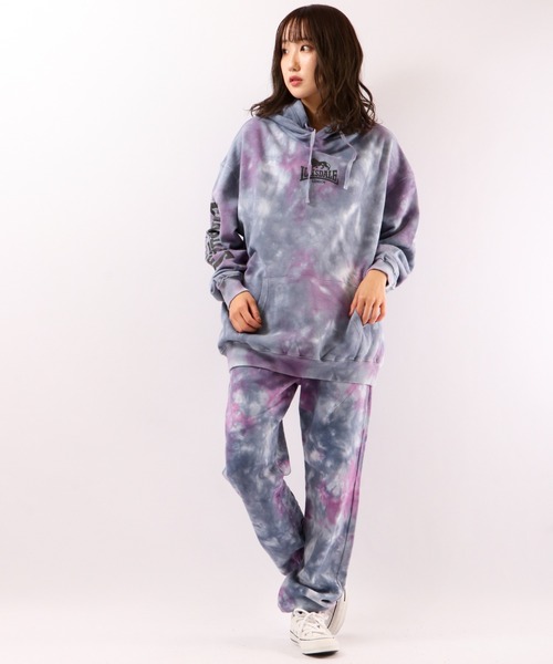 LONSDALE（ロンズデール）の「LONSDALE 裏毛タイダイ スウェットパンツ（スウェットパンツ・メンズ・パープル/グレー・L/LL/M）」の19枚目の写真