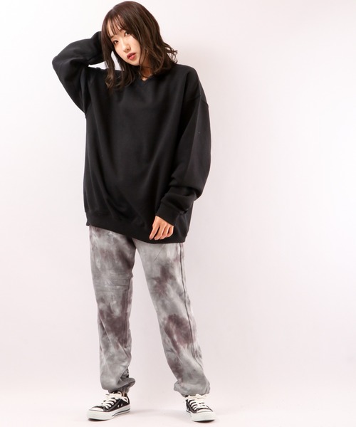 LONSDALE（ロンズデール）の「LONSDALE 裏毛タイダイ スウェットパンツ（スウェットパンツ・メンズ・パープル/グレー・L/LL/M）」の10枚目の写真