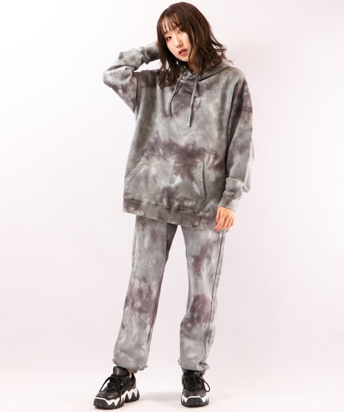 LONSDALE（ロンズデール）の「LONSDALE 裏毛タイダイ スウェットパンツ（スウェットパンツ・メンズ・パープル/グレー・L/LL/M）」の12枚目の写真