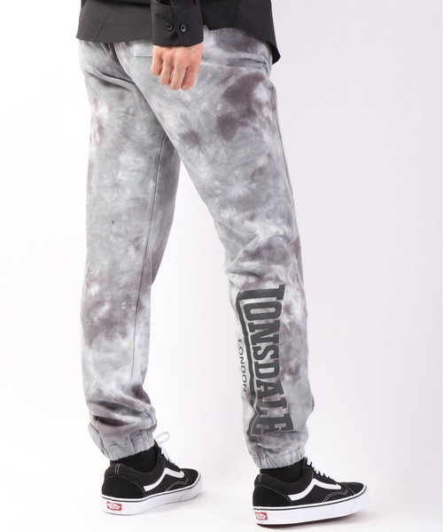 LONSDALE（ロンズデール）の「LONSDALE 裏毛タイダイ スウェットパンツ（スウェットパンツ・メンズ・パープル/グレー・L/LL/M）」の3枚目の写真