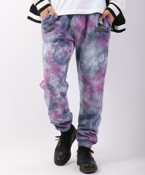 LONSDALE（ロンズデール）の「LONSDALE 裏毛タイダイ スウェットパンツ（スウェットパンツ・メンズ・パープル/グレー・L/LL/M）」の22枚目の写真