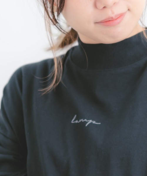 Wordtrobe（ワードトローブ）の「【wordtrobe】空紡糸天竺 布帛切替 バックプリント ロンT（Tシャツ/カットソー・レディース・ブラック・FREE）」の17枚目の写真