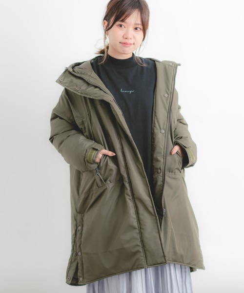 Wordtrobe（ワードトローブ）の「【wordtrobe】空紡糸天竺 布帛切替 バックプリント ロンT（Tシャツ/カットソー・レディース・ブラック・FREE）」の13枚目の写真