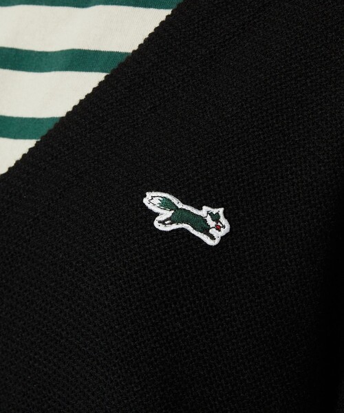FREAK'S STORE(フリークスストア)の「TOWN CRAFT × FREAK'S STORE/タウンクラフト the FOX Vネックニットカーディガン(カーディガン/ボレロ・レディース・ブラック/ネイビー/レッド/オフホワイト/グリーン・フリ-)」の7枚目の写真