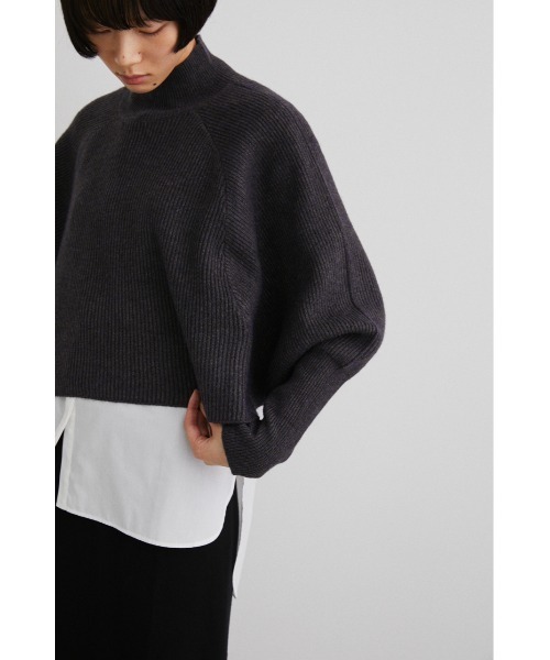 STYLEMIXER（スタイルミキサー）の「2ピースドルマンニット（ニット/セーター・レディース・グレー/ベージュ・FREE）」の7枚目の写真