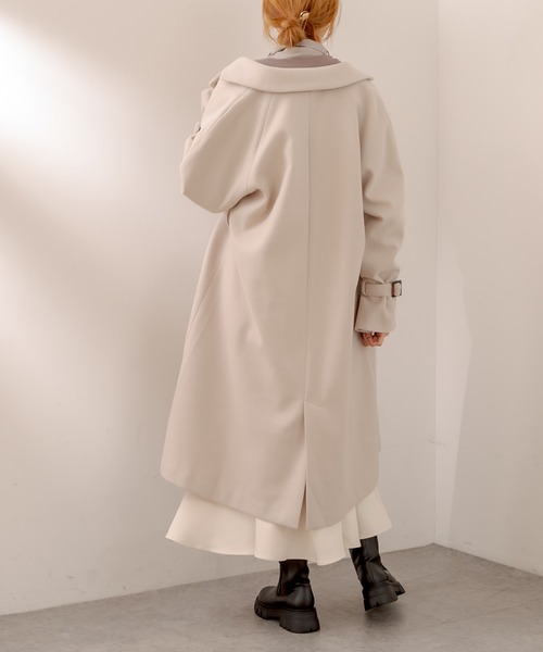 OLIVE des OLIVE(オリーブデオリーブ)の「twinkleチェスターコート(チェスターコート・レディース・ベージュ/ラベンダー/グレイッシュベージュ・FREE)」の12枚目の写真