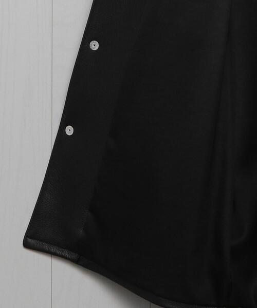H BEAUTY&YOUTH UNITED ARROWS(エイチビューティーアンドユースユナイテッドアローズ)の「<H>LEATHER LABOR COVERALL JACKET/ジャケット(カバーオール・メンズ・ブラック・S/M/L)」の16枚目の写真