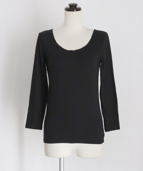 Pierrot（ピエロ）の「［シアバター加工］あったかインナー（インナーウェア/肌着・レディース・ブラック/オフホワイト/ブラック系その他/ホワイト系その他・M/L/S）」の8枚目の写真