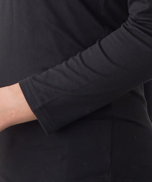 Pierrot（ピエロ）の「［シアバター加工］あったかインナー（インナーウェア/肌着・レディース・ブラック/オフホワイト/ブラック系その他/ホワイト系その他・M/L/S）」の9枚目の写真